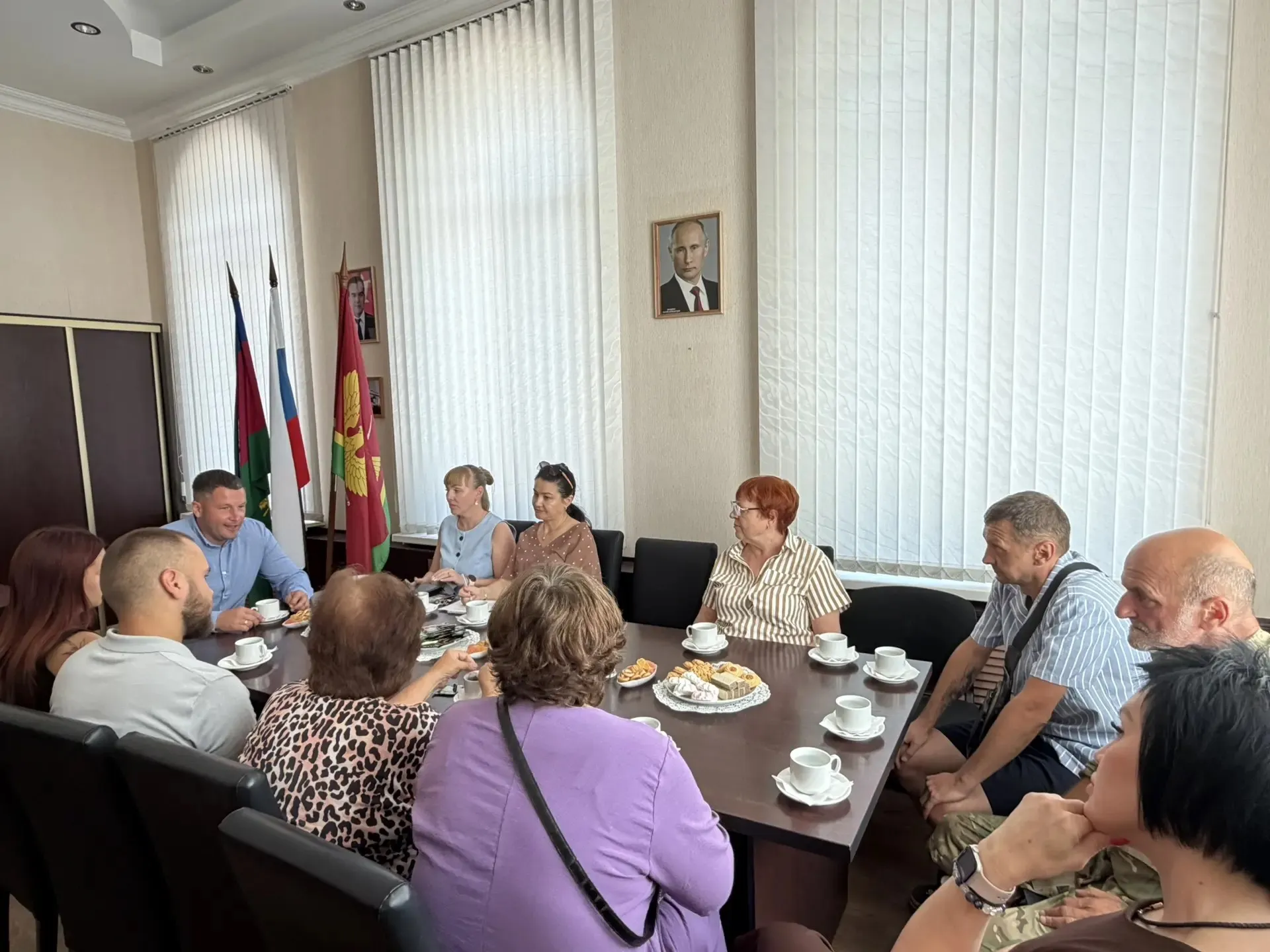 Рабочая встреча с семьями участников СВО