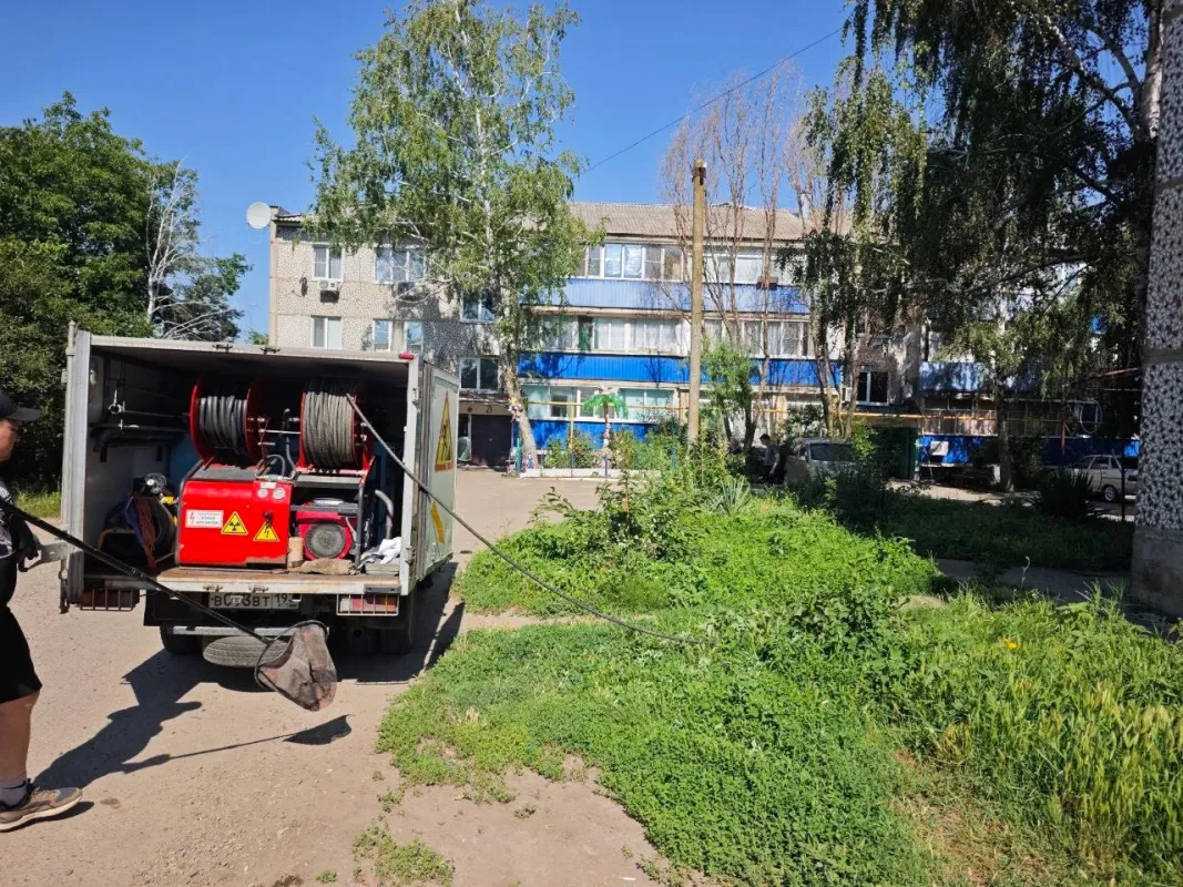 Прочистка канализации в пос. Южгипрониисельстрой