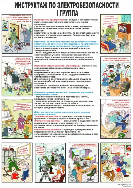 Памятки: Охрана труда