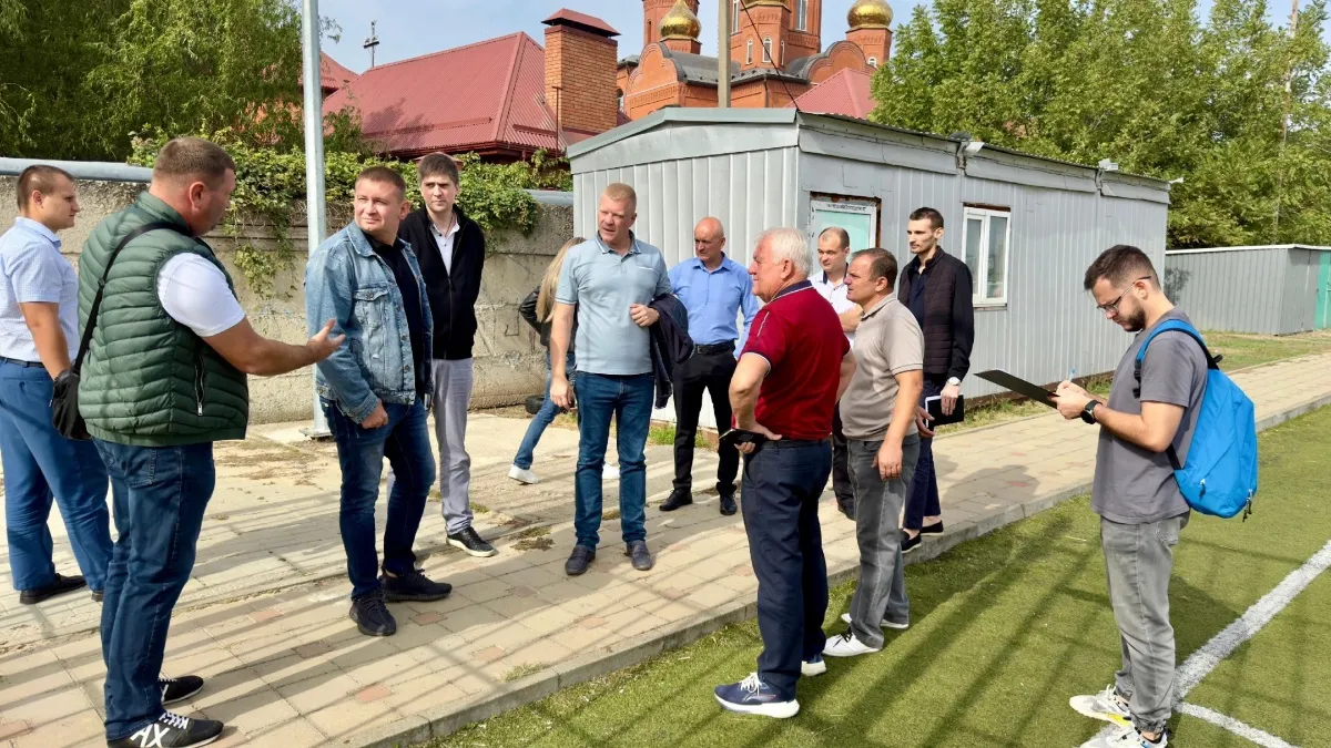 Состоялась рабочая встреча по вопросам капитального ремонта стадиона "Олимп"