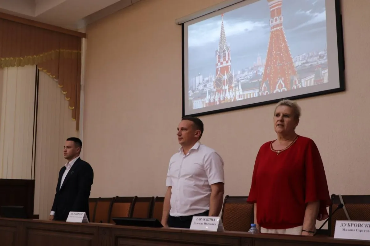 Делегация из Новотитаровского сельского поселения посетила общее собрание Совета молодых депутатов V созыва