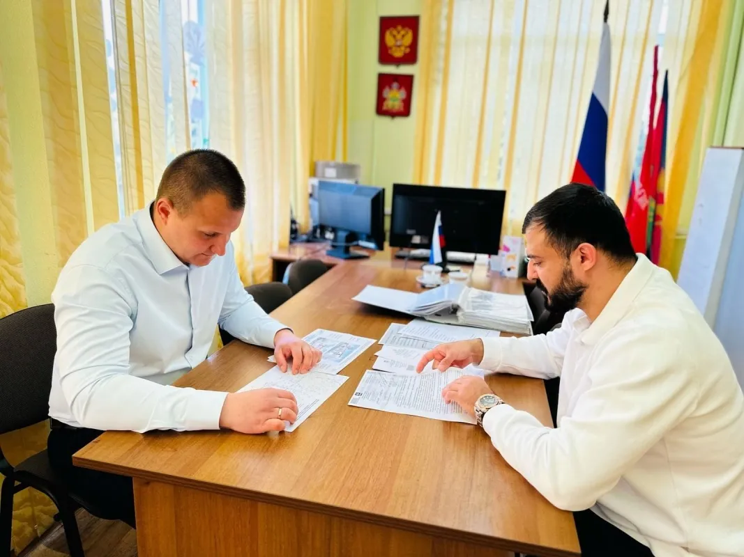 Исполняющий обязанности главы Новотитаровского сельского поселения Семен Васильченко посетил МБОУ МО Динской район "ООШ №9"