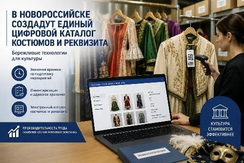 В учреждении культуры Новороссийска создадут единый цифровой каталог костюмов и реквизита